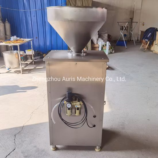 Automatic Pork Beef Vegetables Sausage Enema Maker Making Filler Filling Twisting Machine