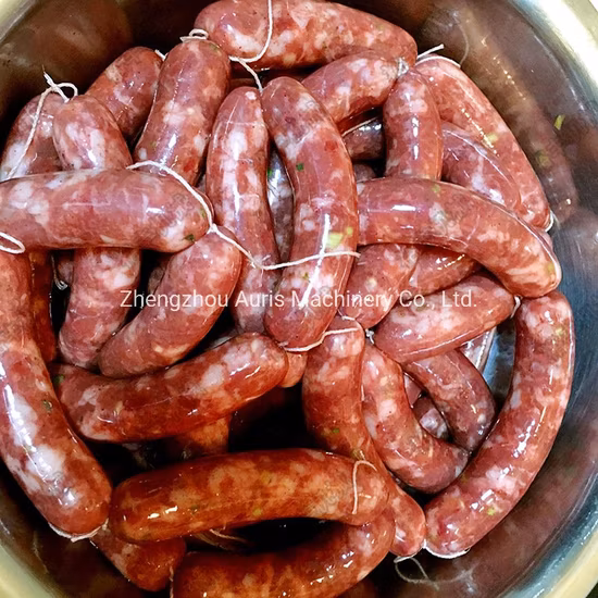 Automatic Pork Beef Vegetables Sausage Enema Maker Making Filler Filling Twisting Machine