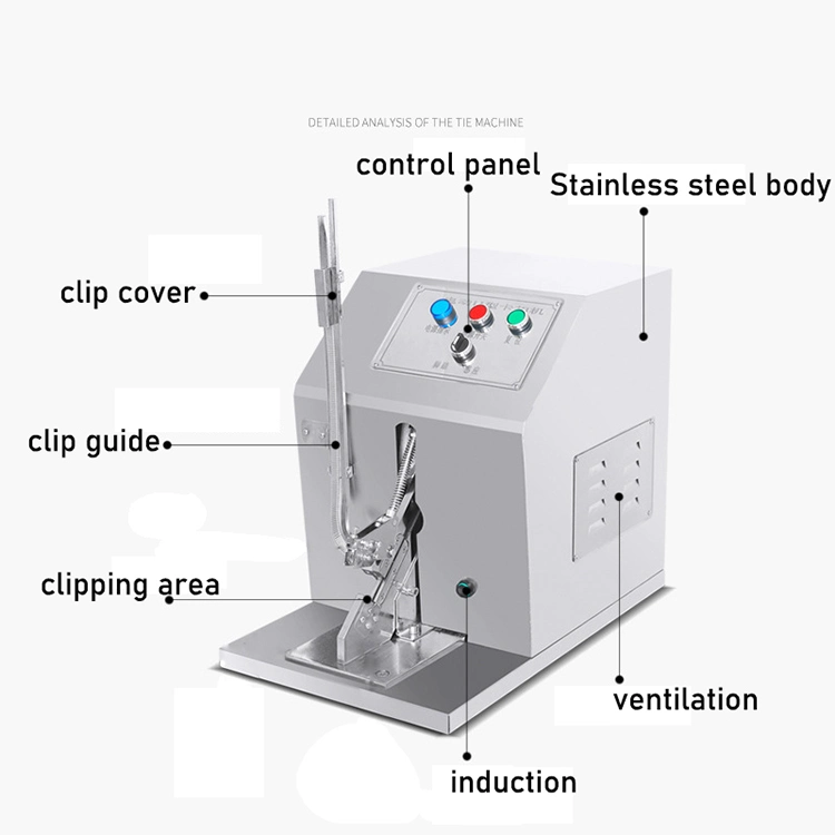 Factory Direct Sale Meat Sausage Clipper Machine Sausage Tying Knotting Machine