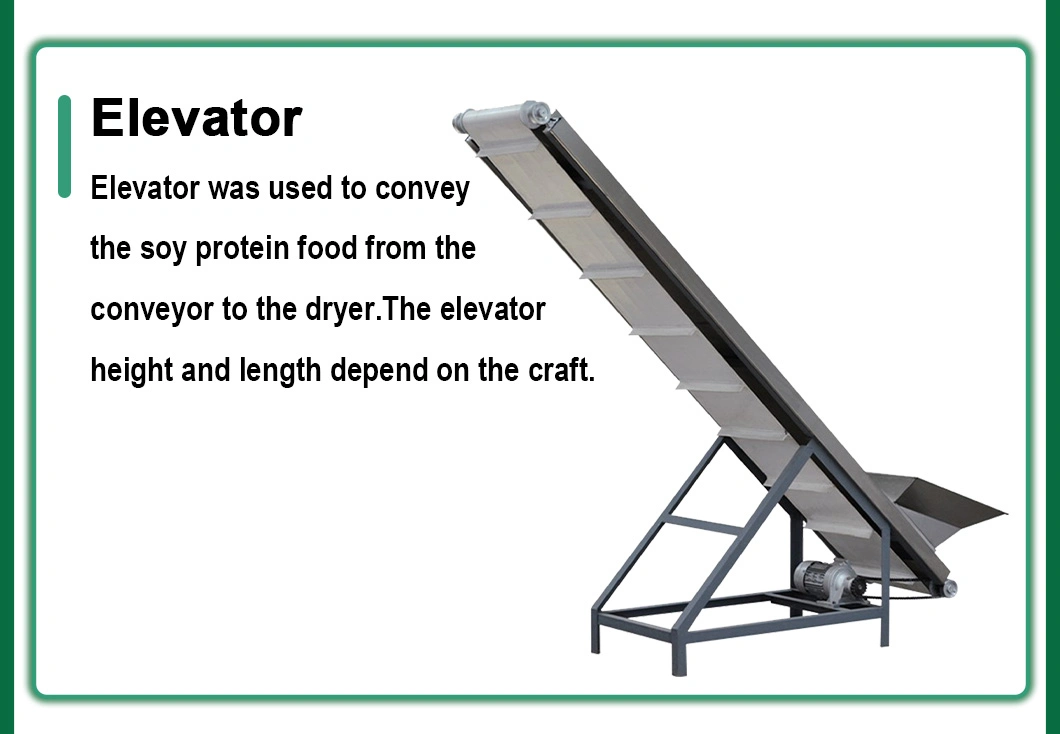 Automatic Soya Chunks Tvp Textured Soy Vegetable Protein Nuggets High Moisture Meat Analogue Extruder Production Processing Extrusion Line System Making Machine