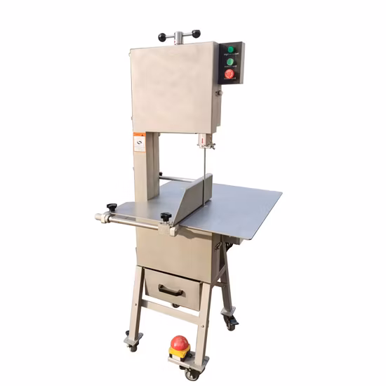 Qh-350 Automatique Rib/Pig/Thon/Bovins/Animal/Cuisine de glace Machine à scier les os Traitement de la viande Équipement de coupe Bone Cutter Slicer Saw 1.5kw/2HP Fabricant