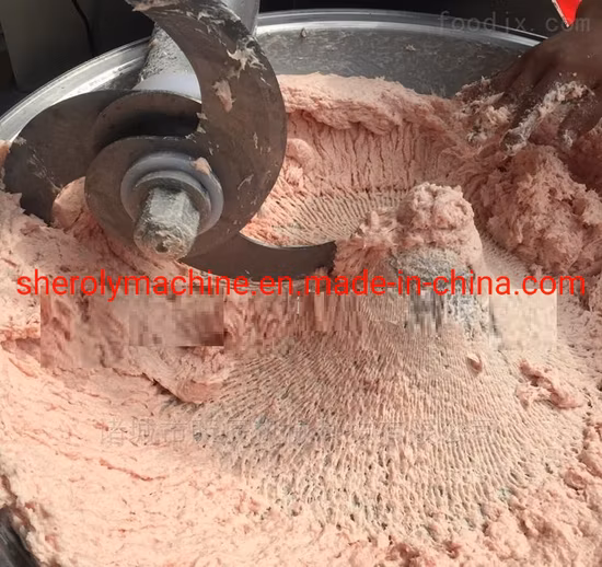 Coupeur de bol de viande industriel/mélangeur de coupe de viande/machine à hacher la viande